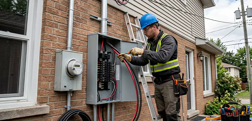 Outdoor Subpanel Installation in Chattanooga