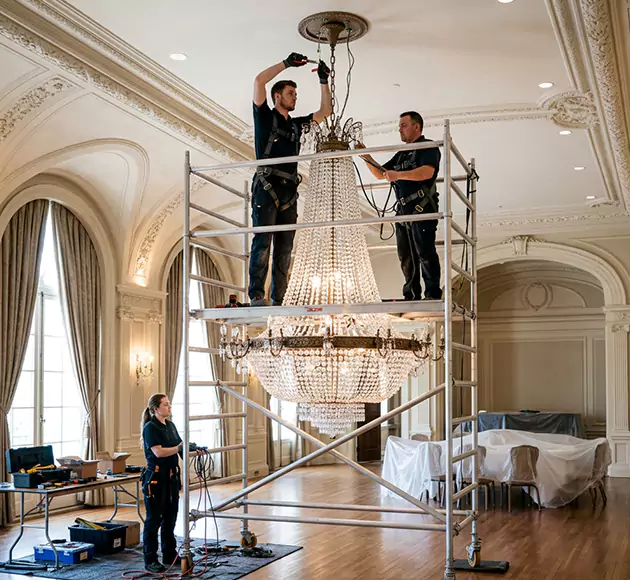 Professional Chandelier Installation: Your Local Fixture Team in Chattanooga, TN