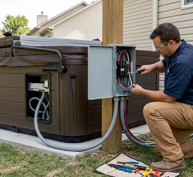 Professional Hot Tub Electrical Installation: Your Local Spa Wiring Team in Chattanooga, TN